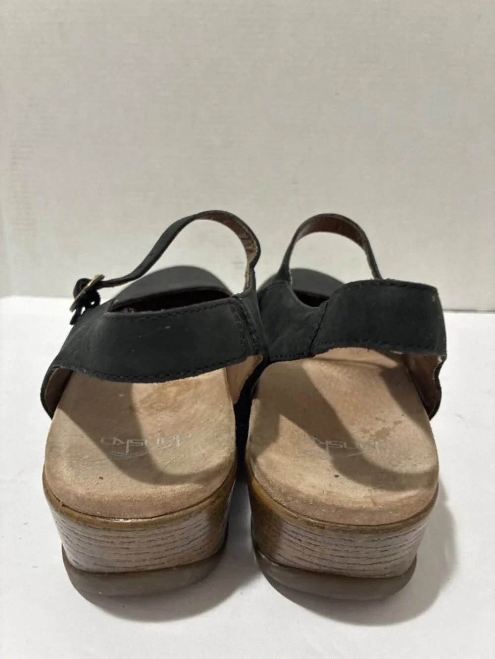 Dansko Maureen Shoes Women Mary Jane Slingback Mule Black Leather size 11 - Picture 3 of 7